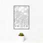 Frisco - Texas Classic Map Print