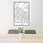 Frisco - Texas Classic Map Print