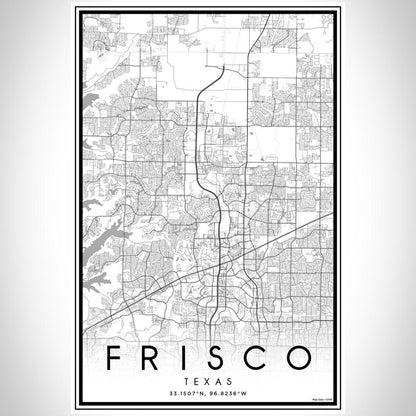 Frisco - Texas Classic Map Print