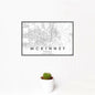 McKinney - Texas Map Print in Classic