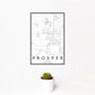 Prosper - Texas Map Print in Classic