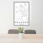 Prosper - Texas Map Print in Classic